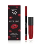 Golden Rose Matte Lip Kit Scarlet Red